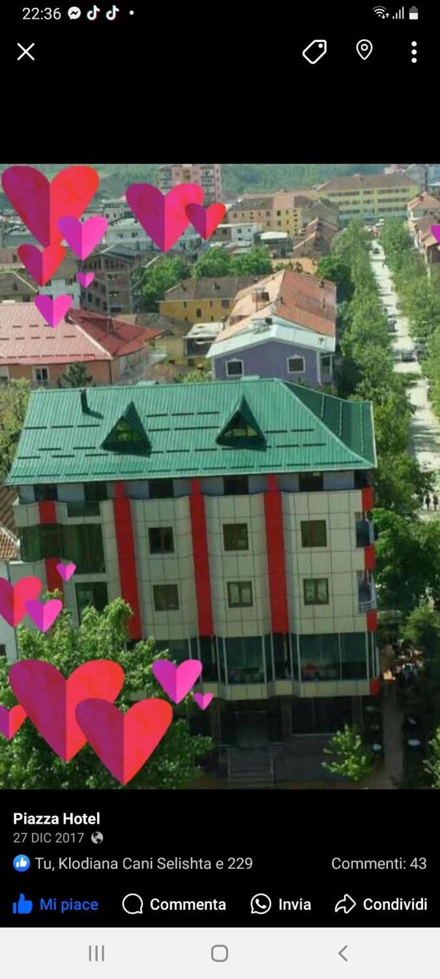 Hotel Piazza Peshkopi Luaran gambar